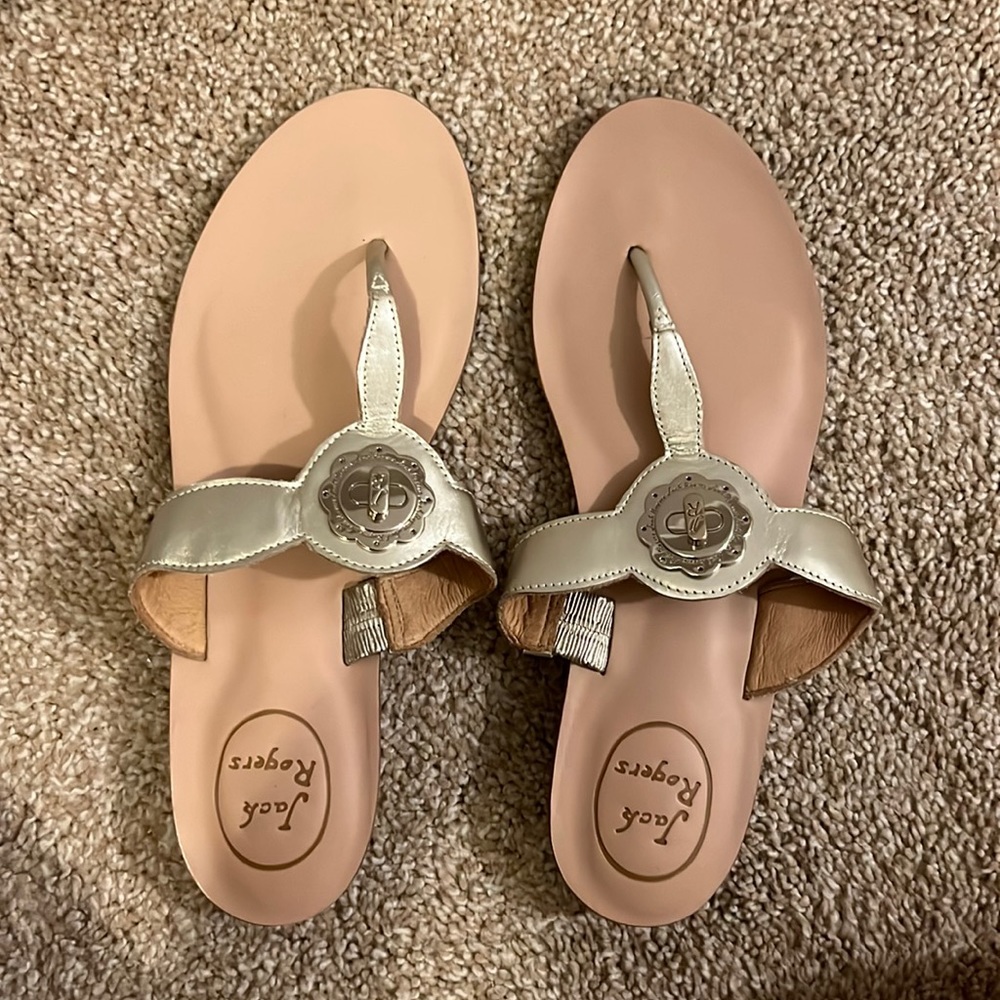 NEW Jack Rodgers sandal. Size 8.5 with 1/2 inch heel.
